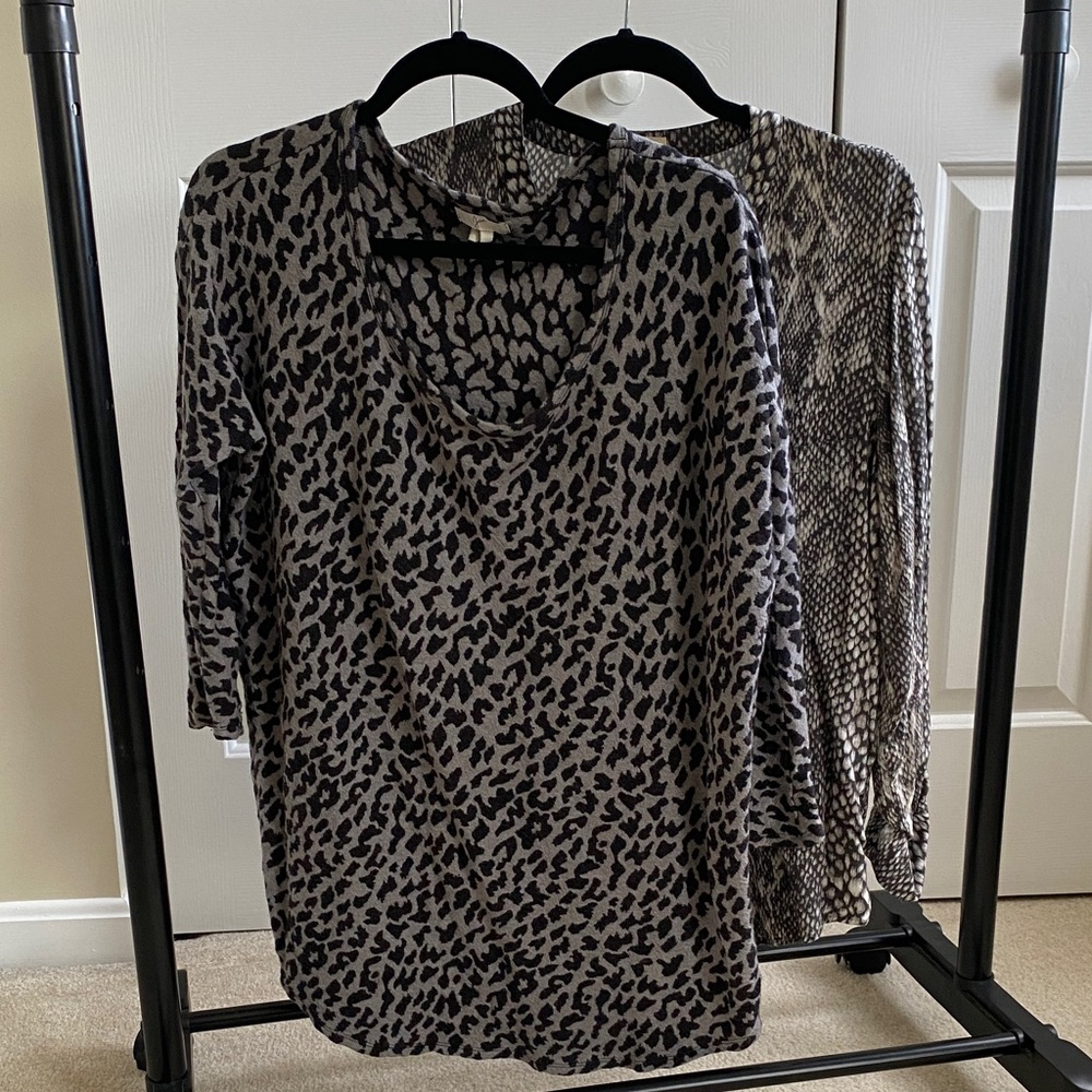 Joie Animal Print Tops (2)